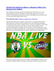 Cleveland Cavaliers vs. Boston Celtics-pdf.pdf