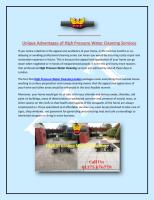Unique Advantages of High Pressure Water Cleaning Services.pdf
