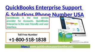 Call QuickBooks Enterprise Support & solutions phone number usa for resolve QuickBooks errors.pptx